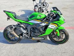 Salvage cars for sale from Copart Houston, TX: 2025 Kawasaki ZX636 K