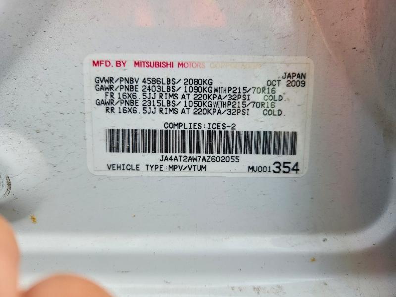 2010 Mitsubishi Outlander es