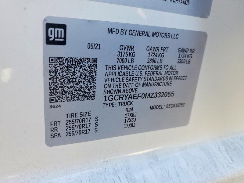 2021 Chevrolet Silverado K1500