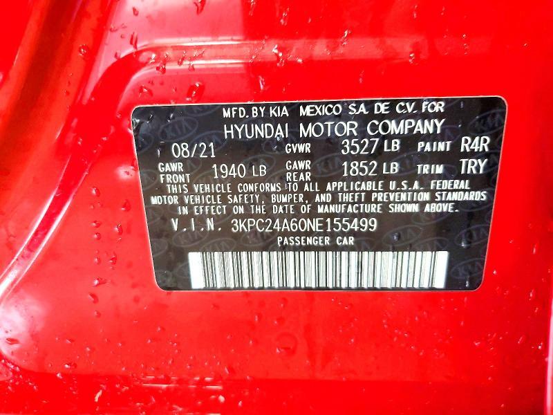 2022 Hyundai Accent sel