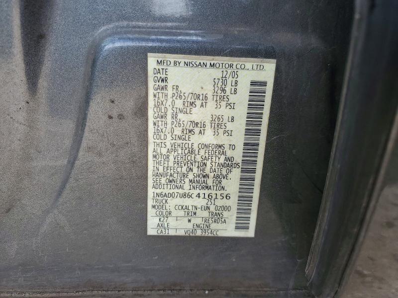 2006 Nissan Frontier se