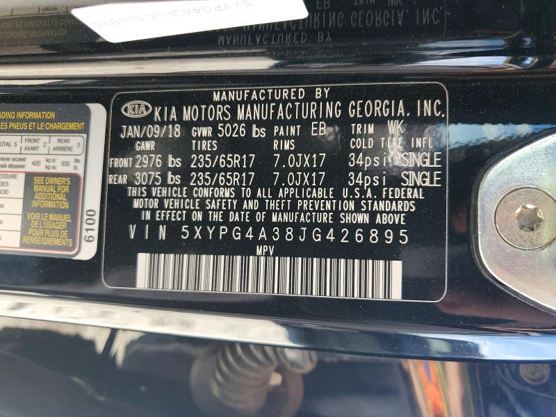 2018 KIA Sorento l