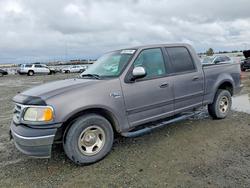 Salvage cars for sale from Copart Antelope, CA: 2002 Ford F150 Supercrew