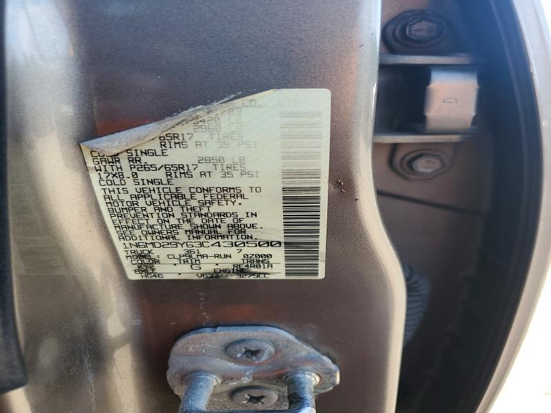 2003 Nissan Frontier Crew Cab SC