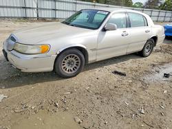 Lincoln salvage cars for sale: 2000 Lincoln Town car Cartier