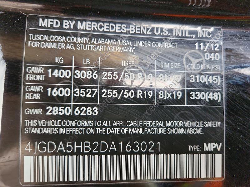2013 Mercedes-Benz Ml 350 4matic