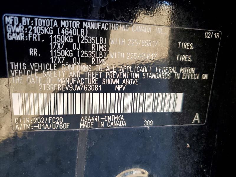 2018 Toyota Rav4 xle