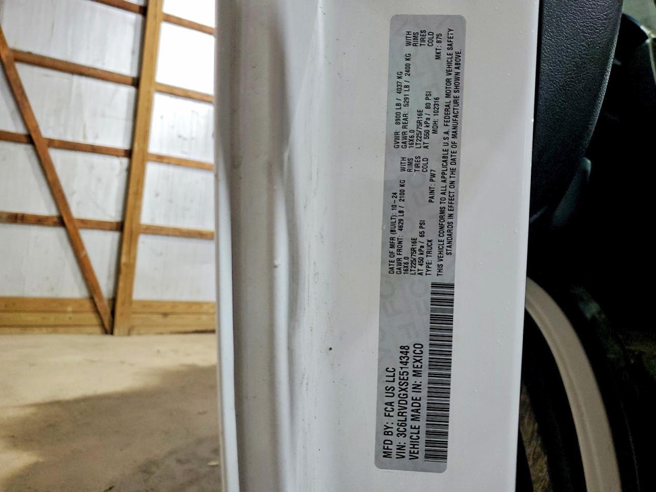 2025 Dodge RAM Promaster 2500 Cargo ** R & D * CLN Title * PR