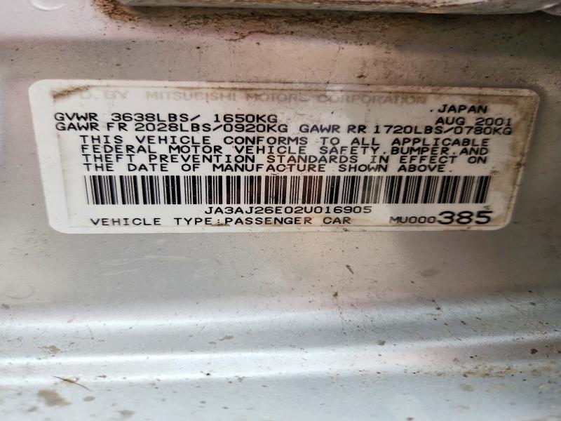2002 Mitsubishi Lancer es