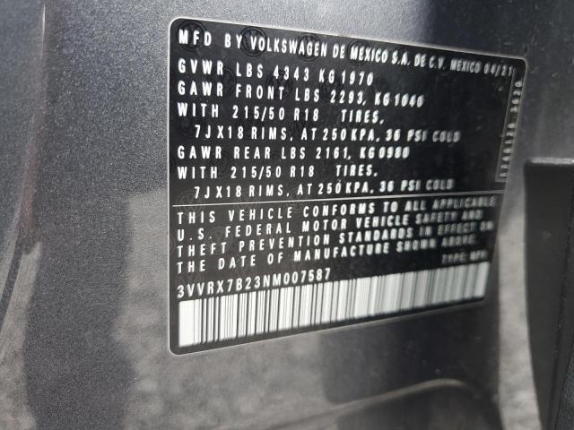 2022 Volkswagen Taos se