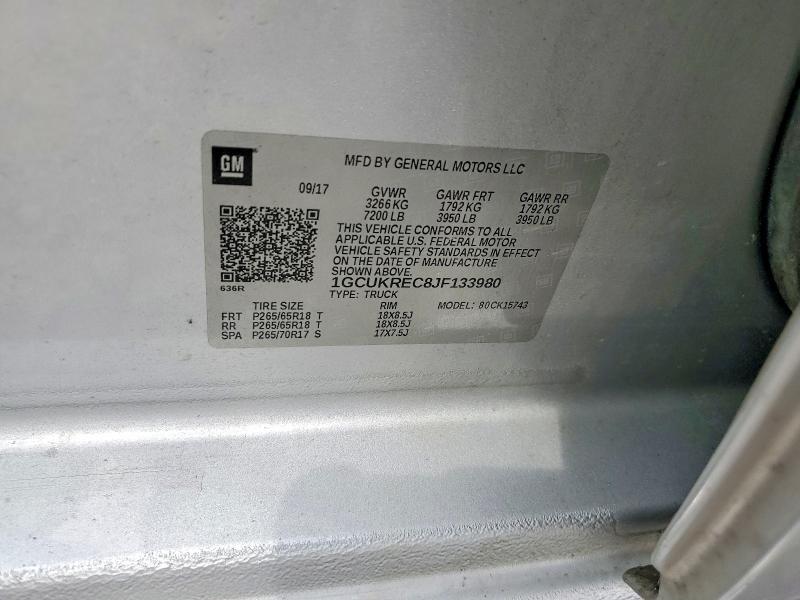 2018 Chevrolet Silverado K1500 LT