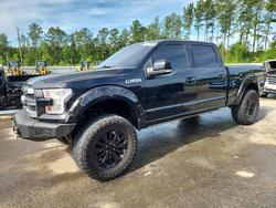 Salvage trucks for sale at Harleyville, SC auction: 2016 Ford F150 Supercrew