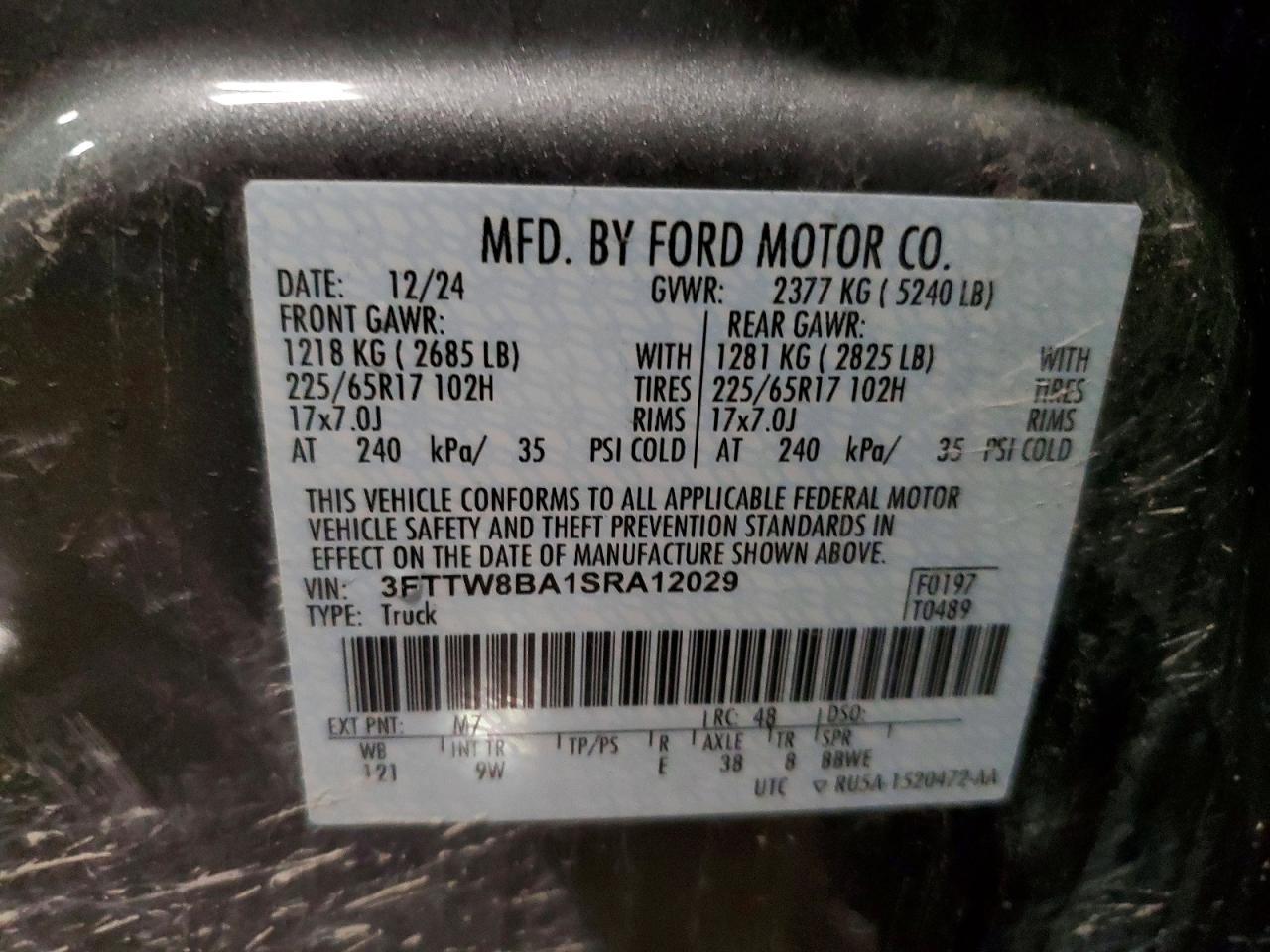 2025 Ford Maverick XL AWD Crew Cab