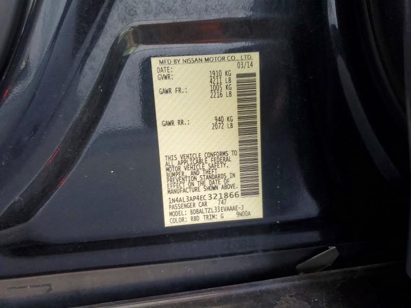 2014 Nissan Altima 2.5 sv