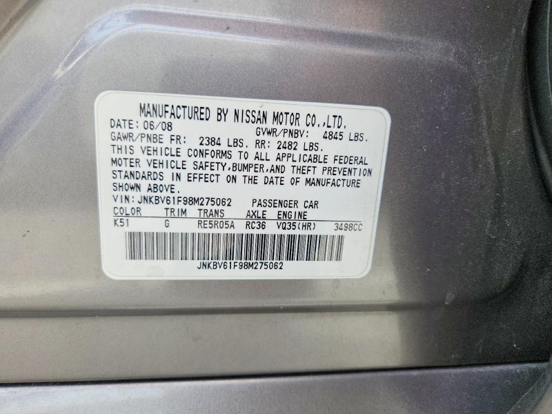 2008 Infiniti G35 x