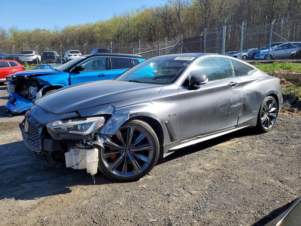 2017 Infiniti Q60 red Sport 400