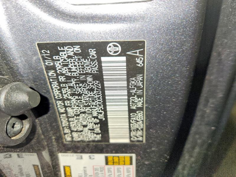 2012 Scion Tc Base
