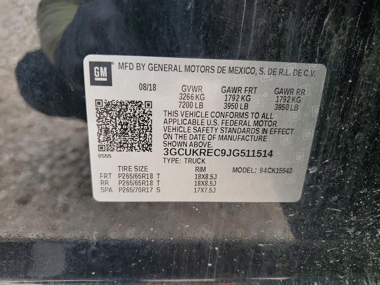 2018 Chevrolet Silverado K1500 LT