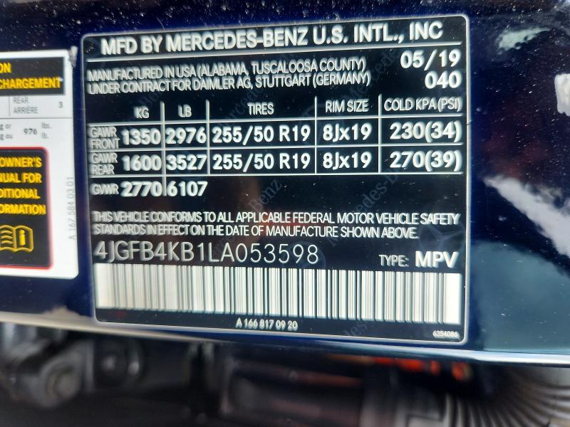 2020 Mercedes-Benz Gle 350 4matic