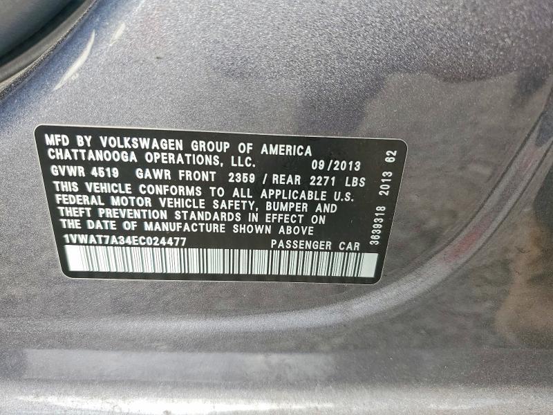 2014 Volkswagen Passat s