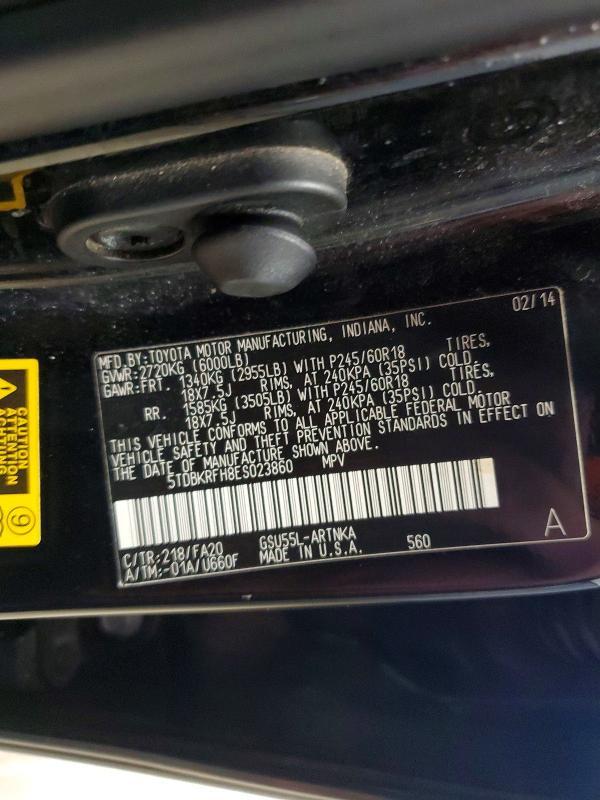 2014 Toyota Highlander le Plus