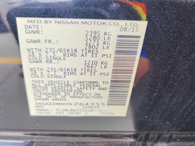 2015 Nissan Murano sl