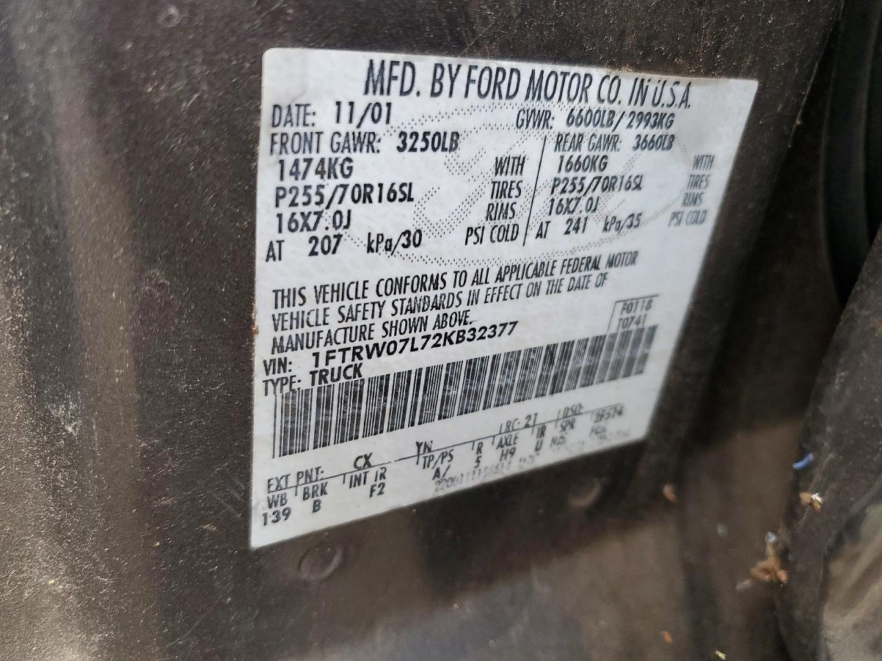 2002 Ford F150 Supercrew