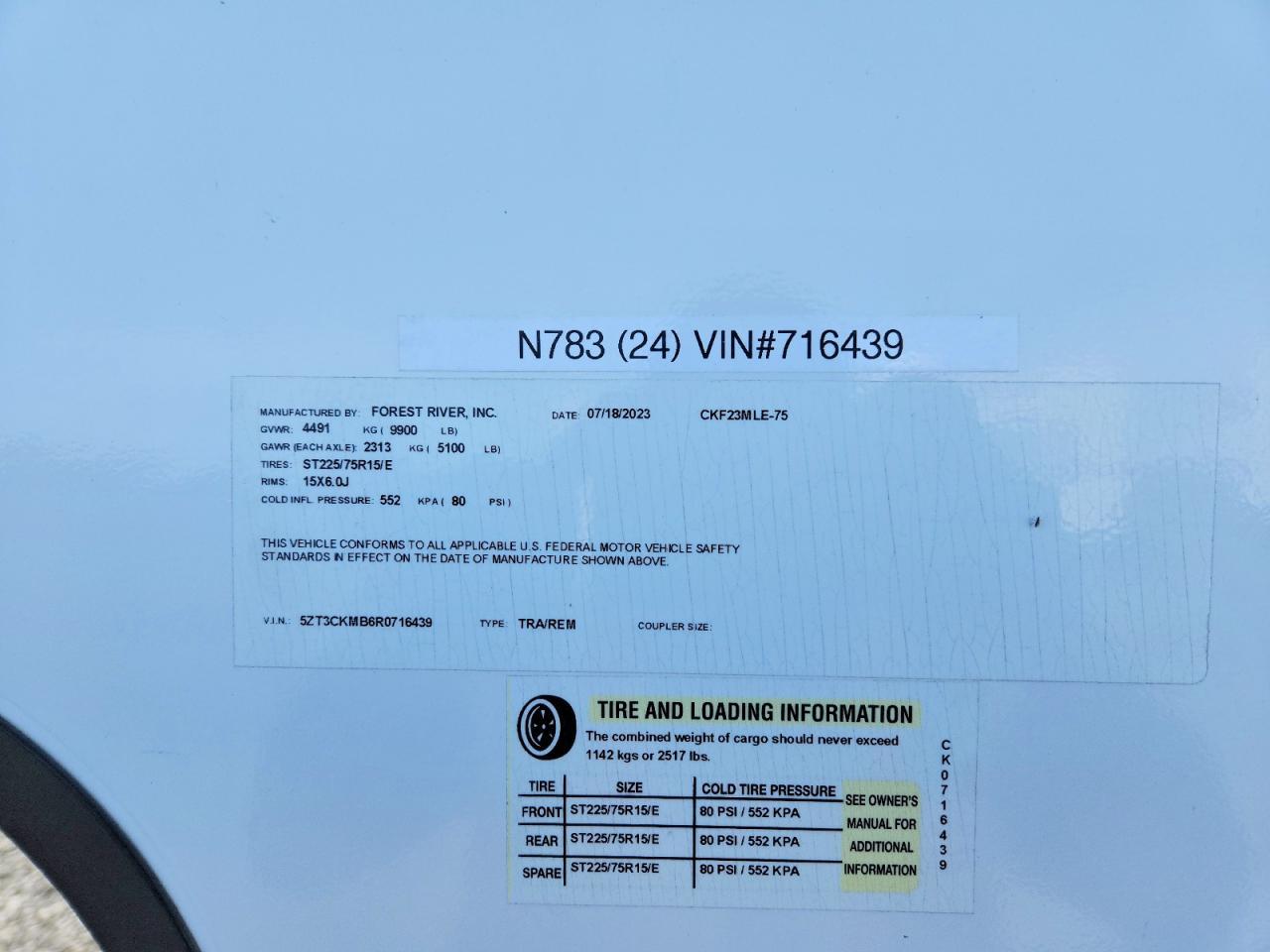 2024 Forest River 2024 Forest River Arctic Wolf Camper