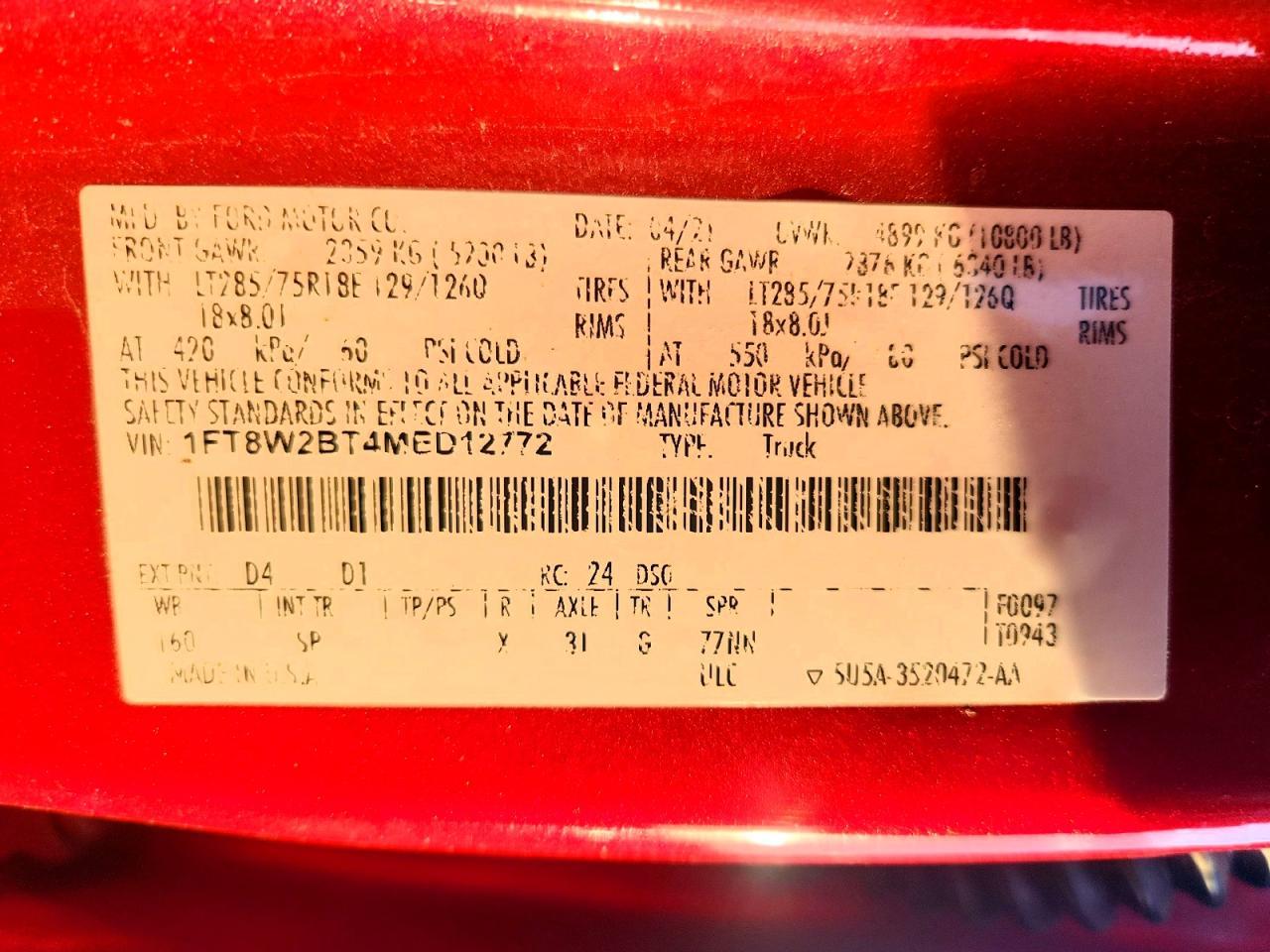 2021 Ford F250 Super Duty