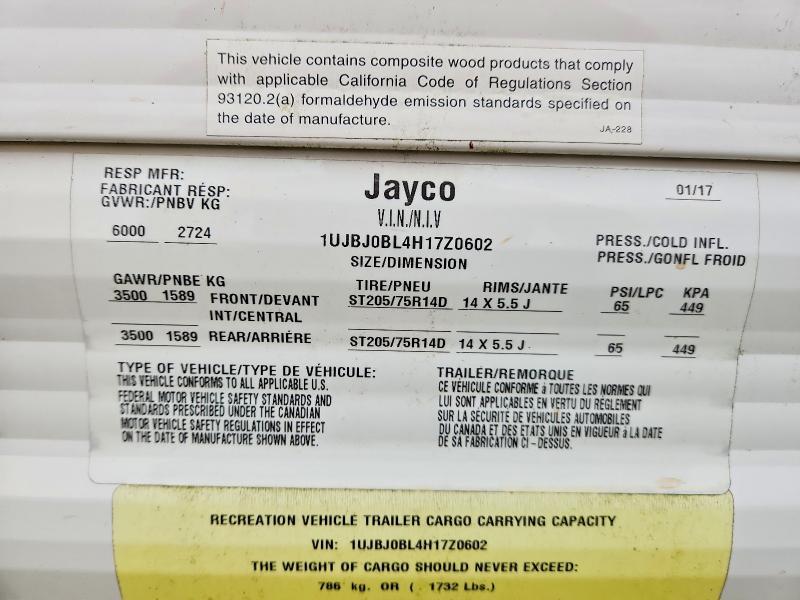 2017 Jayco Jay Flight Camper