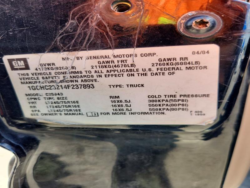 2004 Chevrolet Silverado C2500 Heavy Duty