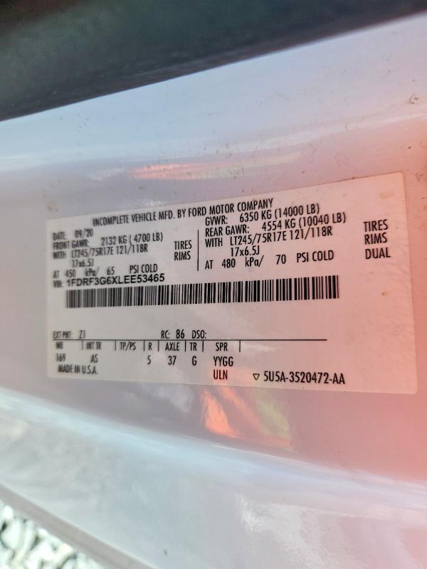 2020 Ford F350 Super Duty Utility / Service Truck