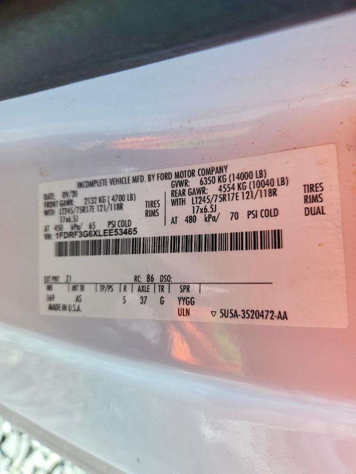 2020 Ford F350 Super Duty Utility / Service Truck