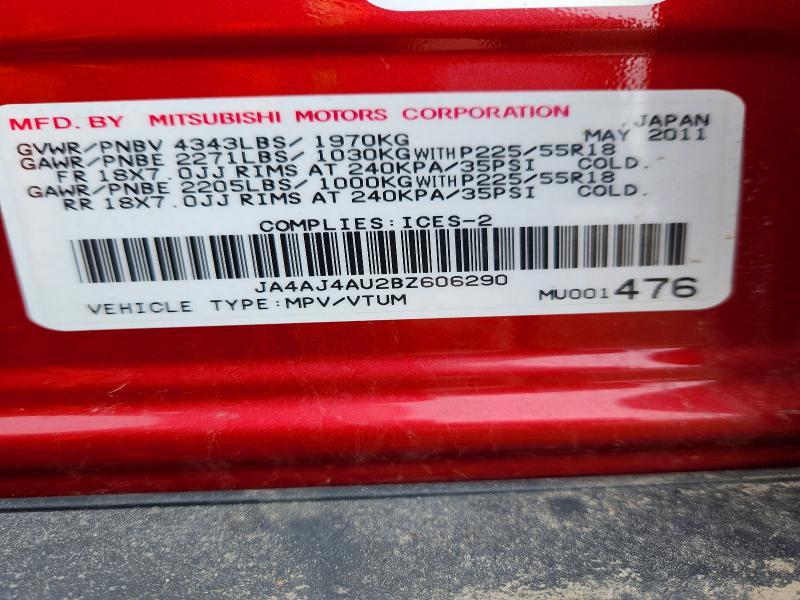 2011 Mitsubishi Rvr gt