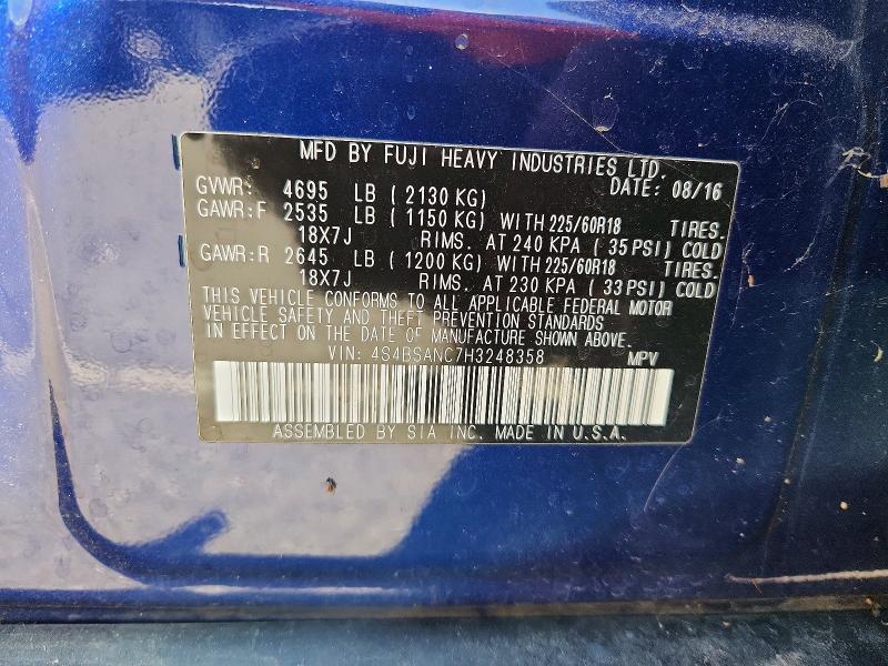 2017 Subaru Outback 2.5i Limited