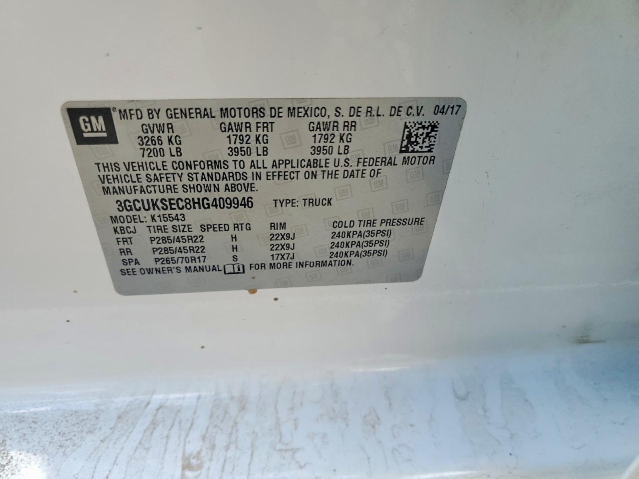 2017 Chevrolet Silverado K1500 LTZ