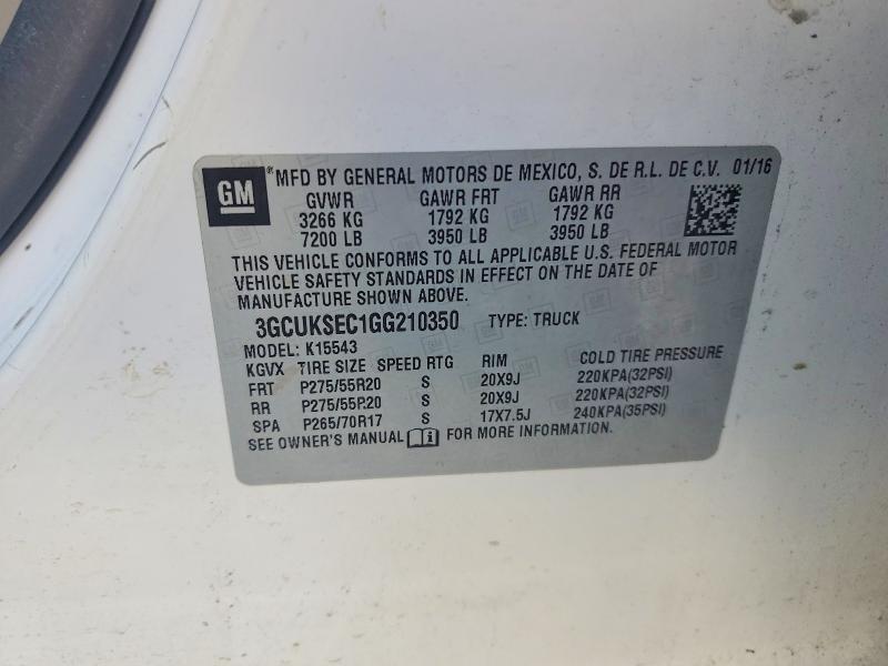 2016 Chevrolet Silverado K1500 LTZ