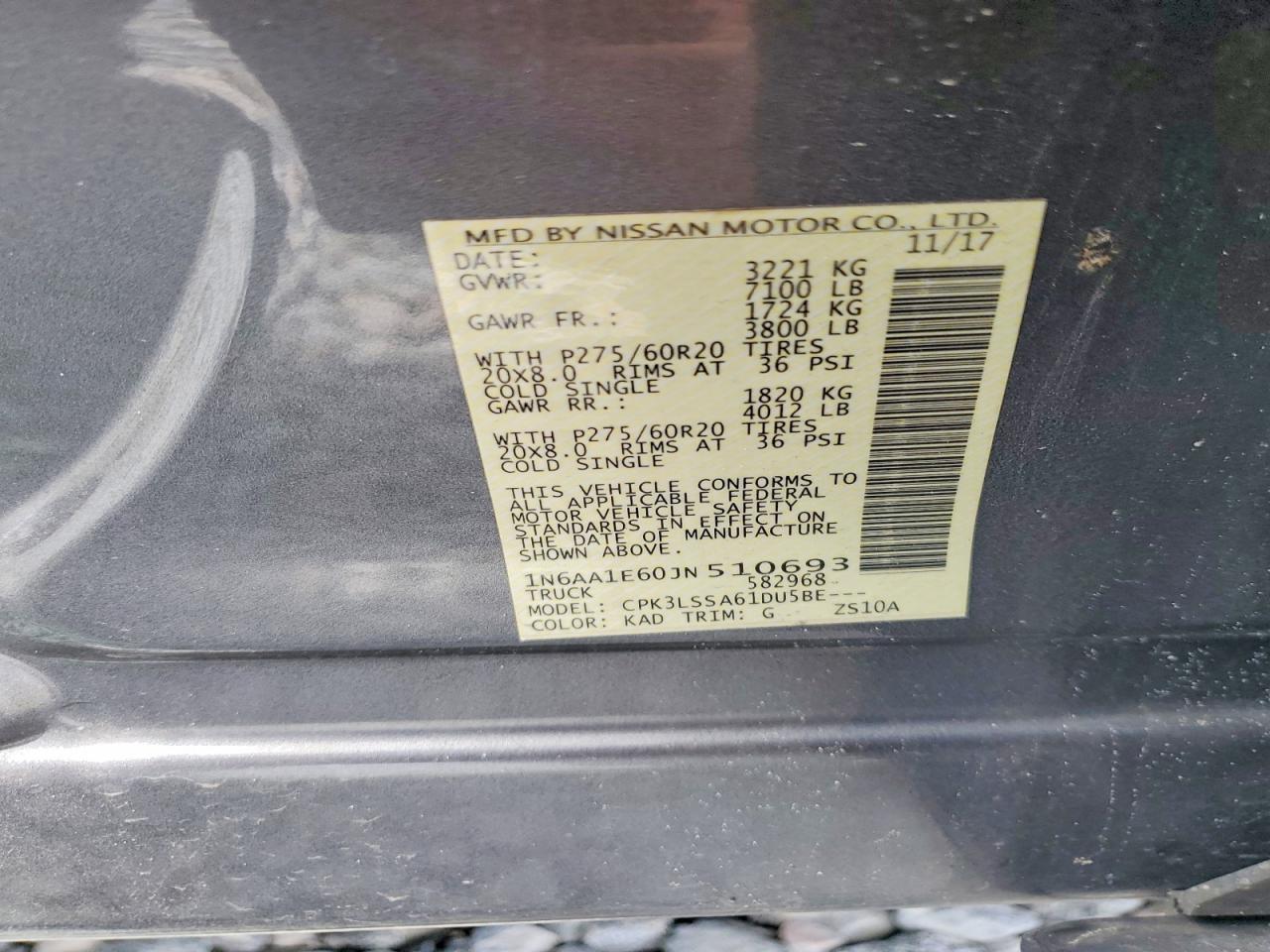 2018 Nissan Titan SV