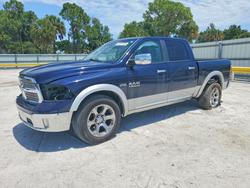 Salvage trucks for sale at Fort Pierce, FL auction: 2016 Dodge 1500 Laramie