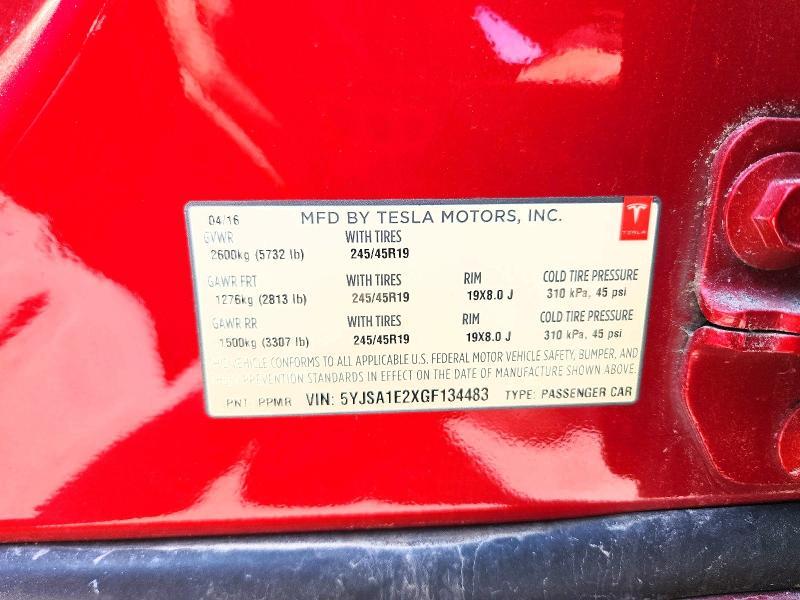 2016 Tesla Model s