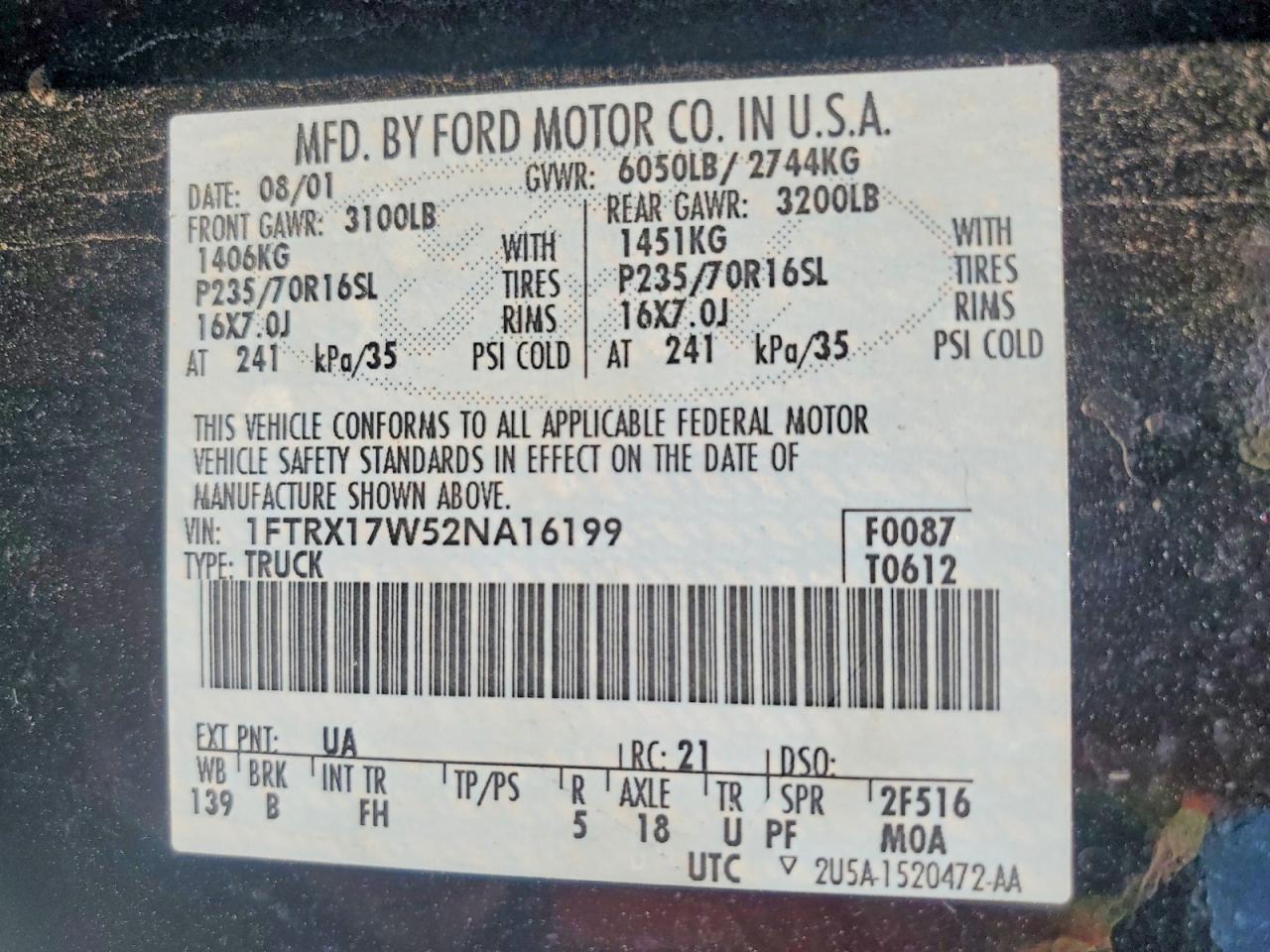 2002 Ford F150
