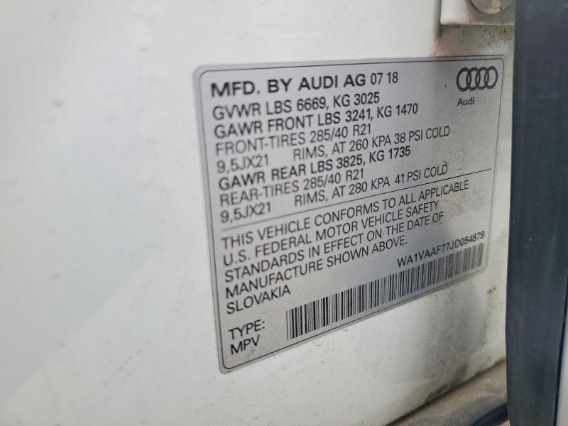 2018 Audi Q7 Prestige