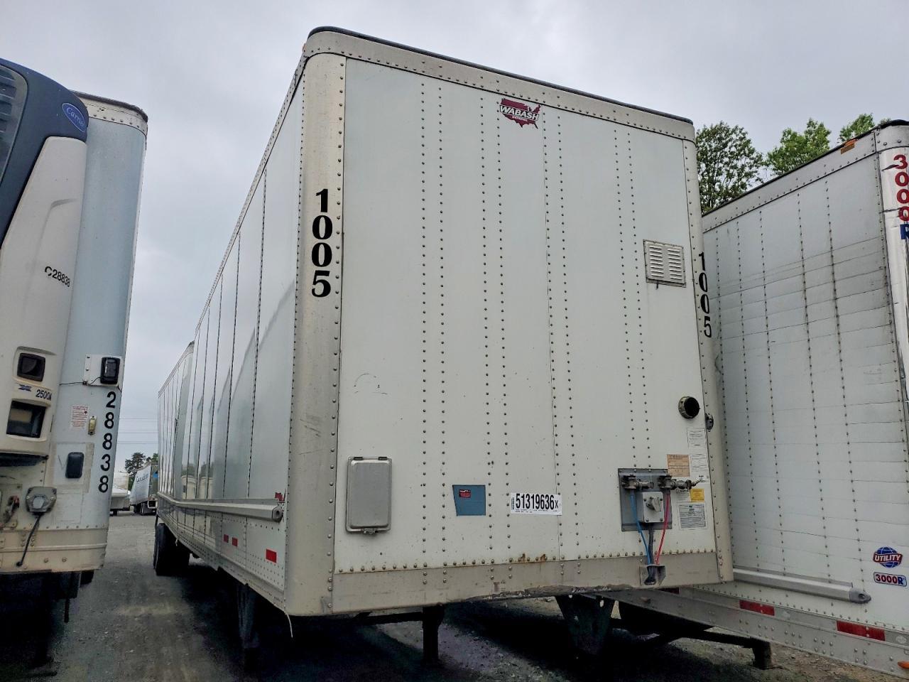 2022 Wabash Dry Van Wasbash DR-DRY Van Trailer