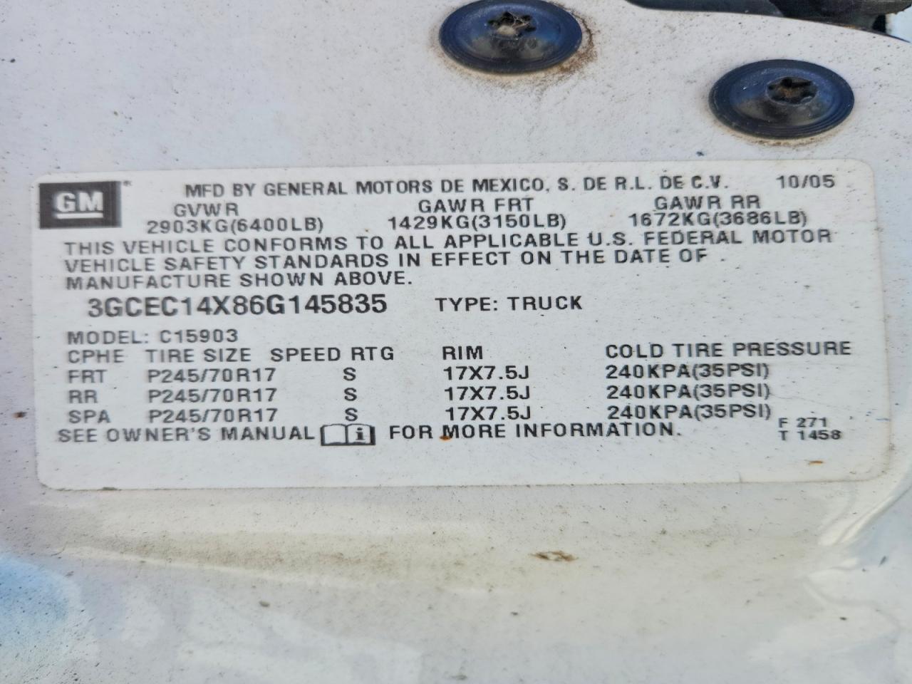 2006 Chevrolet Silverado C1500