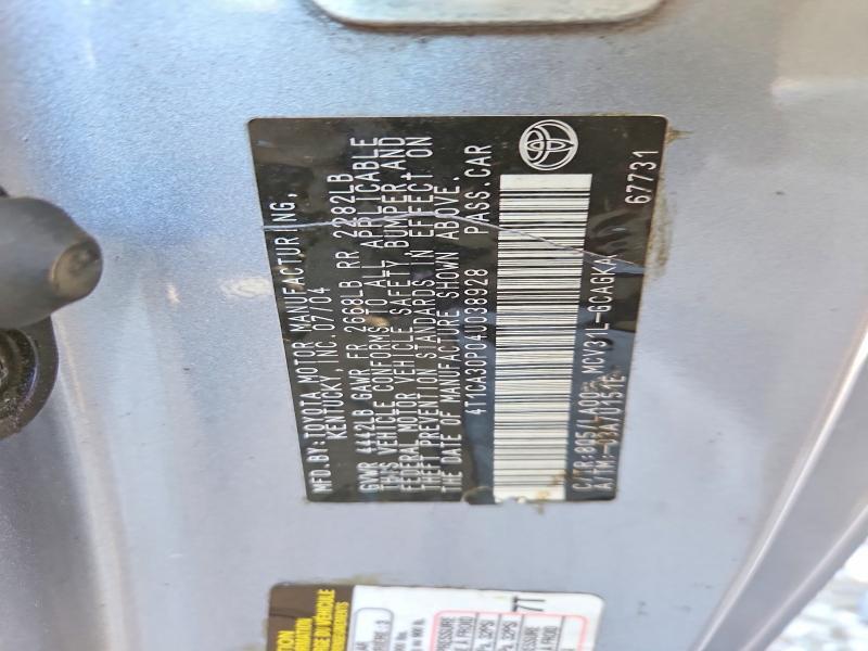 2004 Toyota Camry Solara sle V6