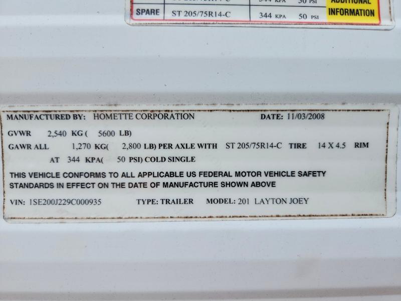 2009 Layton 2009 Homette Layton Camper