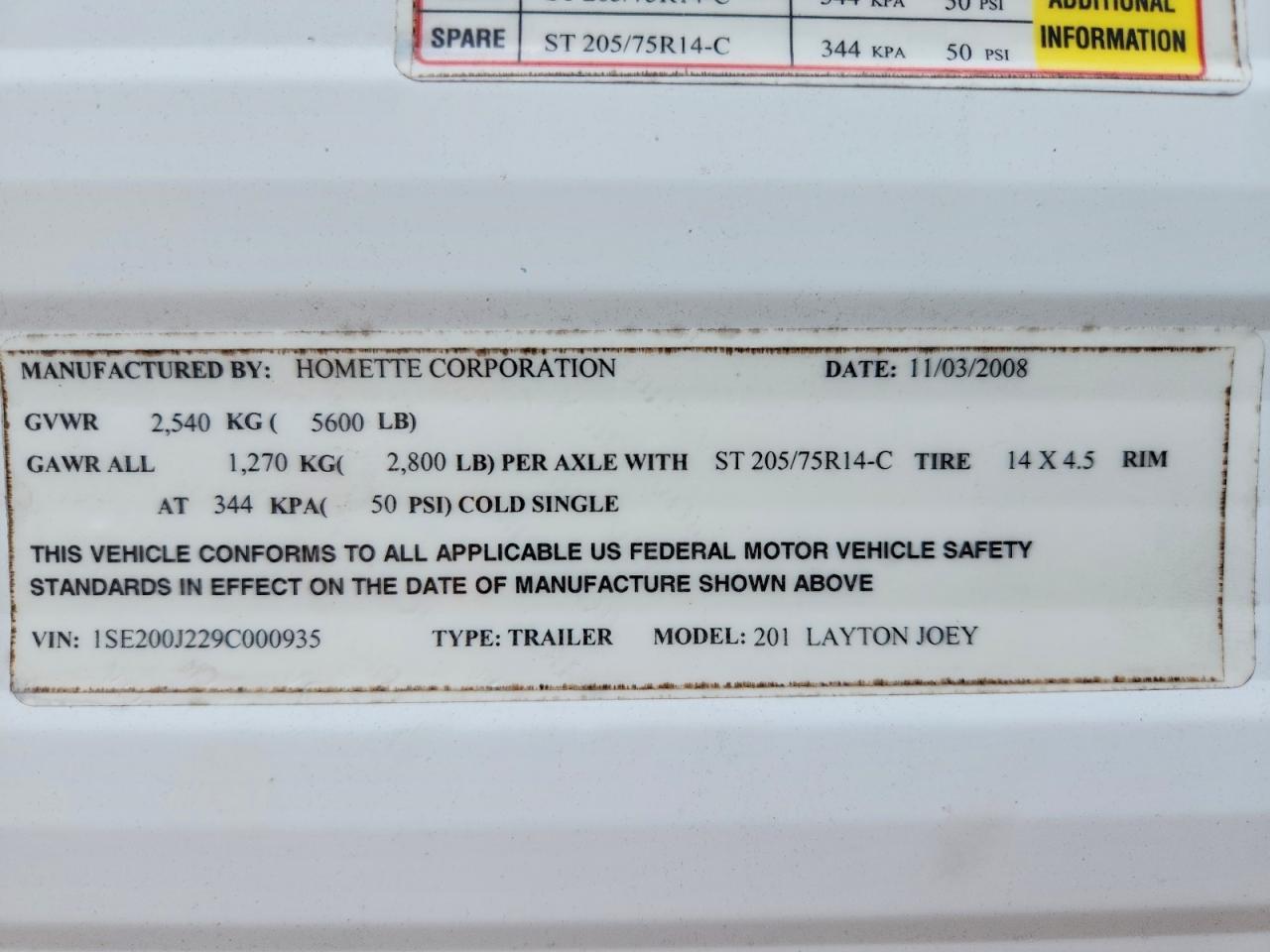 2009 Layton 2009 Homette Layton Camper
