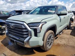 Salvage trucks for sale at Elgin, IL auction: 2026 Toyota Tundra Crewmax Limited