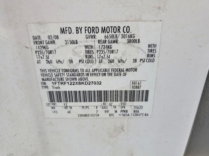 2008 Ford F150