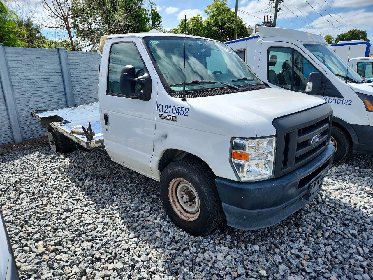 2023 Ford E350 Flatbed Truck